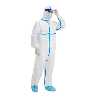 후드 클리닉 유니폼과 FDA 하얗 버릴 수 있는 상하가 붙은 작업복